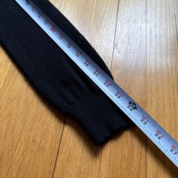 100% Cashmere Lauren Ralph Lauren Size L Black Knit Pullover Crew Neck Sweater - Picture 13 of 16